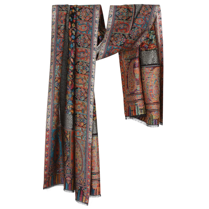 Him/Her Kani Zari Modal Wool Stole - 116