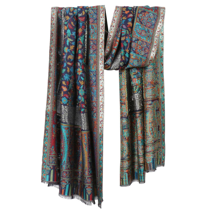 Him/Her Kani Zari Modal Wool Stole - 117