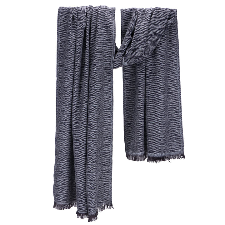 Him/Her Chevron Acrylic Wool Stole - 119